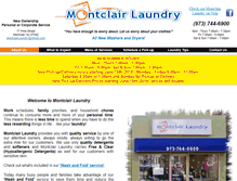 Tablet Screenshot of montclairlaundry.com